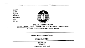 Soalan Percubaan Sejarah Spm 2019 Negeri Pahang Bersama Jawapan Tcer My