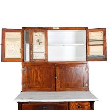 Maybe you would like to learn more about one of these? Antique Oak And Enamel Authentic Indiana Hoosier Cabinet Circa 1910 At 1stdibs