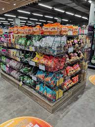 Supermarket Stacking Display Racks Basket Dump Bins Stand Supermarket Shelves Retail Store Display Storage Bin Racks