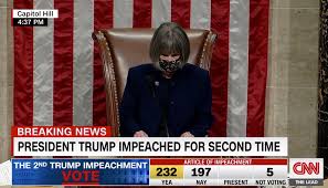 Trump isn't impeached until the house tells the senate. H94dhmgeirmrm