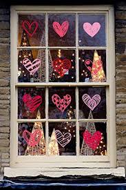 Valentine gel clings glitter key heart washable window or surface new. Valentines Day Window Clings