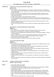 Utilization Review Nurse Resume Samples Velvet Jobs