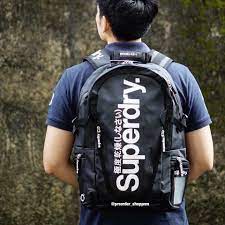 Superdry Classic Tarpaulin Good Waterproof Backpack - black with white  letters | Shopee Philippines