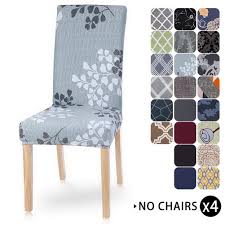 Check spelling or type a new query. Ivyshion Dining Room Chair Covers Stretch High Chair Cover Kitchen Chair Seat Protectors Printed Removable Slipcovers Grey Ginkgo Leaf 4pcs Buy Online In India At Desertcart In Productid 174999322