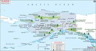 Alaska National Parks Map