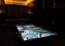The pool table lights require shades that direct the light right to the table. Cuelight Interactive Pool Table System