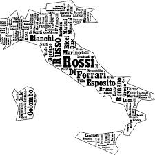 Did you know you can tell a lot about an italian surnames origin by it's ending? Tag Map For The Most Popular Surnames In Italy De Chiara Et Al Download Scientific Diagram