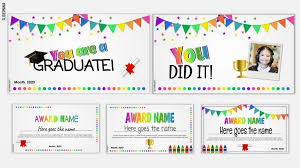 Maybe you would like to learn more about one of these? Virtual Graduation Free Powerpoint Template Google Slides Theme Slidesmania