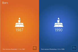 9 Cool Posters That Show The Differences Between Adobe Illustrator And Photoshop Photoshop Pics Photoshop Photoshop Illustrator