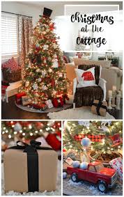 Black And White Buffalo Plaid Christmas Decor Balsam Hill 12 Bloggers Christmas Tree Reveal Christmas Tree Decorating Tips Red Christmas Tree Plaid Christmas Tree