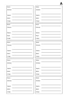 Telefonliste als word und pdf vorlage herunterladen. Adressbuch Weiss Pdf Vorlage Zum Ausdrucken