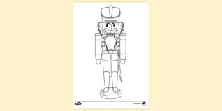 Preschool coloring pages, christmas coloring pages for toddlers printablesformom. Free Nutcracker Colouring Page Preschool Colouring Pages
