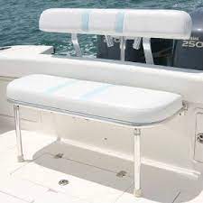 Folding Rear Bench Seat Diy Boat Seats Center Console Boats Fishing Boat Seats