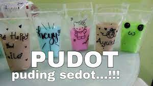 Jual plastik pudot semarang atau plastik pouch semarang. Puding Sedot Pudot Silky Puding Youtube