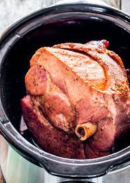 Be sure you have a slow cooker large enough to fit the ham into. Crockpot Brown Sugar Cola Glazed Ham Jo Cooks