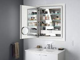 Installing these can change up the aesthetics of your bathroom. K 99007 Tlc Na Verdera Lighted Medicine Cabinet 24 X 30 Kohler