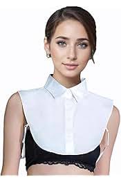 Lixdrem White Fake Collar Detachable Blouse Dickey Collar Half Shirts  Collar False Collar for Girls & Women, White : Amazon.com.au: Clothing,  Shoes & Accessories
