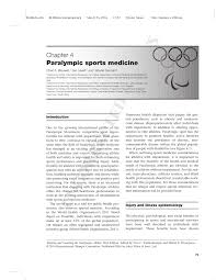 If you're looking for a more holistic, personalized approach from your. Pdf Paralympic Sports Medicine Handbook Of Sports Medicine And Science