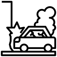 On july 27, 2019 an icon a5 airplane impact with trees and watershortly after departure from littlefield lake, lake, michigan. Accident Icons Download Free Vector Icons Noun Project
