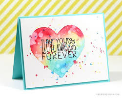 Simple watercolor cards you can make quickly. Masked Watercolor Heart Cards Make A Card Monday 270 Valentine Cards Handmade Card Making Valentines Watercolor