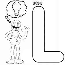 Grover thinking about bulb light in sesame street coloring page. Grover Thinking About Bulb Light In Sesame Street Coloring Page Color Luna