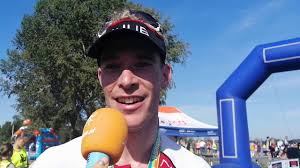 Erik-Simon Strijk over winst kwart Triathlon Alphen één week na NK hele;  Marleen Meij winnares dames