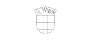 From wikimedia commons, the free media repository. What Does The Croatian Flag Look Like Chasing The Donkey Croatian Flag Flag Coloring Pages European Flags