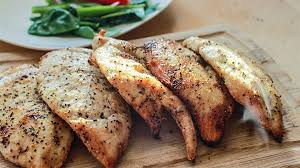 One chicken breast marinated in a simple yet flavorful marinade is topped with pineapple slices and cooked under your broiler until. Broiled Chicken Breast Bodybuilding Com