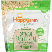 Ewg S Food Scores Happy Baby Clearly Crafted Organic Whole Grains Oatmeal Baby Cereal