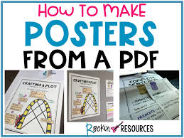 how to make poster size anchor charts from a pdf anchor