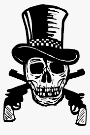 23 sketsa gambar tato hitam putih motif pointilis paling keren. The Gunfighter Skull Clip Arts Gambar Tengkorak Hitam Putih Hd Png Download Kindpng