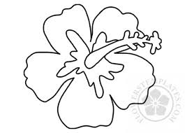 Flowers may be up to 6 inches diameter, with colors ranging from yellow to peach to red. Hibiscus Flower Shape Flowers Templates