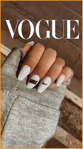 Nike Nails In 2021 Nike Nails Short Acrylic Nails Designs Sneaker Nails
