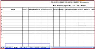 Aug 03, 2021 · catatan niniing suratiniingsih ( pendidikan anak usia dini tk). Format Penilaian Ceklist Mingguan Paud Tahun Pelajaran 2018 2019 Arsip Paud