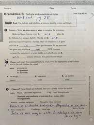 Some of the worksheets for this concept are spanish, spanish, , nombre clase fecha, did you get it presentacin de vocabulario 9091, gusta gustan. Unidad 1 Leccion 1 Vocabulario B Answers