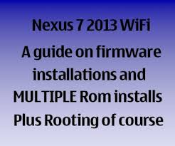 And it is always better to root nexus devices with an unlocked bootloader. Nexus 7 Wifi 2013 Flo Razor Guide To Firmware Installations And Multiple Roms 8 Steps Instructables