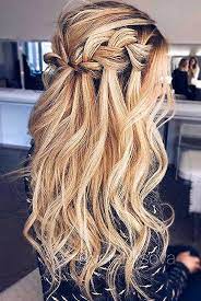 Boho Wedding Hair Wedding Hair Styles Medium Wedding Hair Stylist Near Me Half Up Wedding H Wedding Hairstyles For Long Hair Braided Hairstyles Hair Styles