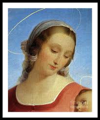 Our Lady Of The Rosary Framed Art Prints for Sale