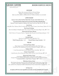 Check spelling or type a new query. El Tovar Dining Room Menu In Grand Canyon Village Arizona Usa