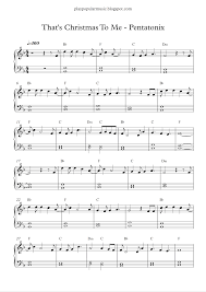 Free Piano Sheet Music That S Christmas To Me Pentatonix Pdf The Only Gift I Ll Ever Need Is Th Christmas Sheet Music Sheet Music Notes Piano Sheet Music Free