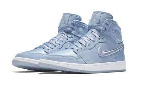 Official Look At The Air Jordan 1 High Hydrogen Blue Kicksonfire Com Air Jordans Blue Jordans Air Jordans 1