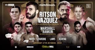 Home favourite ritson, 26, came out on top against liverpool's davies jr, 30, in a fight which saw both boxers throw caution to the wind from the bell. Lewis Ritson Defends Against Miguel Vazquez On Oct 17 On Dazn Sky Boxing News 24