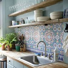 nice tiles kitchen interior, simple