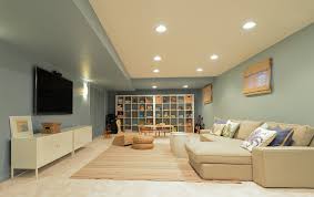 Wonderful paint colors for basement. 25 Basement Remodeling Ideas Inspiration Blue Basement Paint Ideas