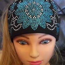 Harley Red/silver Polly Pony Headband