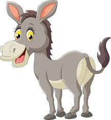 Cartoon Donkey Happy Donkey Cartoon Donkey Happy 2020 Sevimli Karikatur Hayvan Esek