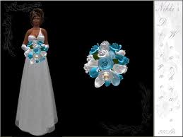 Check spelling or type a new query. Second Life Marketplace Light Blue And White Flowers Maid Of Honor Bridal Bouquet Sculpted Sculpties