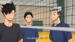Haikyuu Season 2 Bokuto Kotaro Kuroo Tetsurou Akaashi Keiji Episode 7 Bokuto Koutaro Kuroo Haikyuu Kuroo Tetsurou