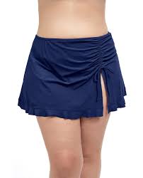 Profile by Gottex Plus Size Tutti Frutti Swim Skirt - Navy - 20W