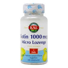 7 to 10 years of age: Kal Biotin 1000 Mcg Lemon 100 Lozenges Evitamins Com